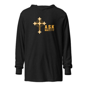 Hooded long-sleeve tee