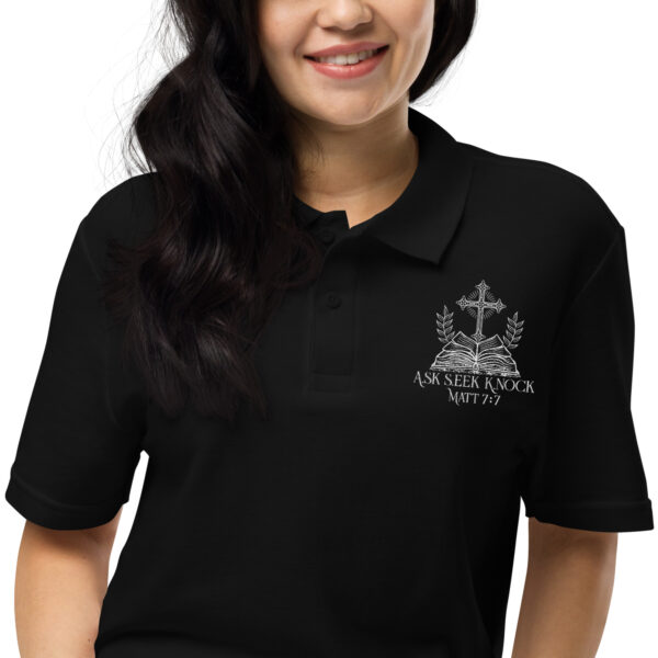 Unisex pique polo shirt