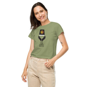 Women’s high-waisted t-shirt