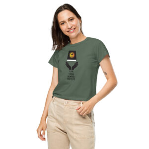 Women’s high-waisted t-shirt