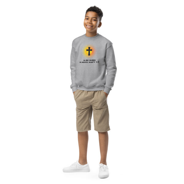 Youth crewneck sweatshirt - Image 4