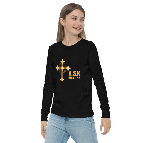 Youth long sleeve tee - Image 3