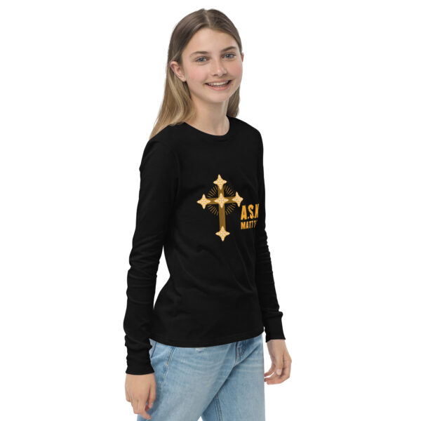 Youth long sleeve tee - Image 4